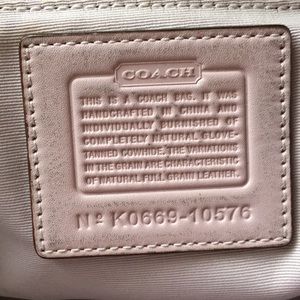 Additional pics for Vintage Coach leather set